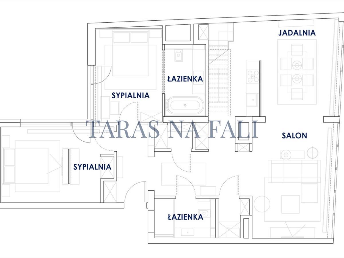 Апартаменты Taras Na Fali Apartments Сопот-20